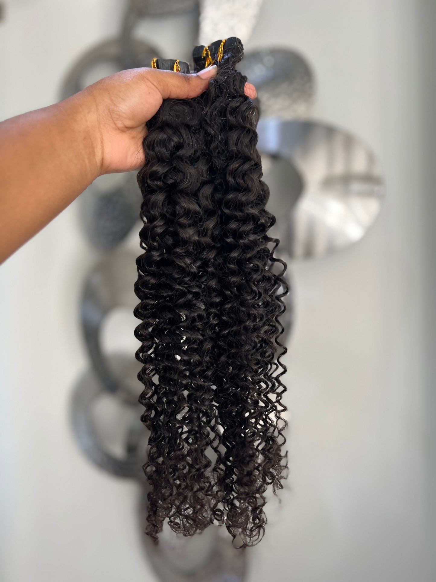 Bundle - Brazilian Deep Wave Human Hair Tape-Ins 11A