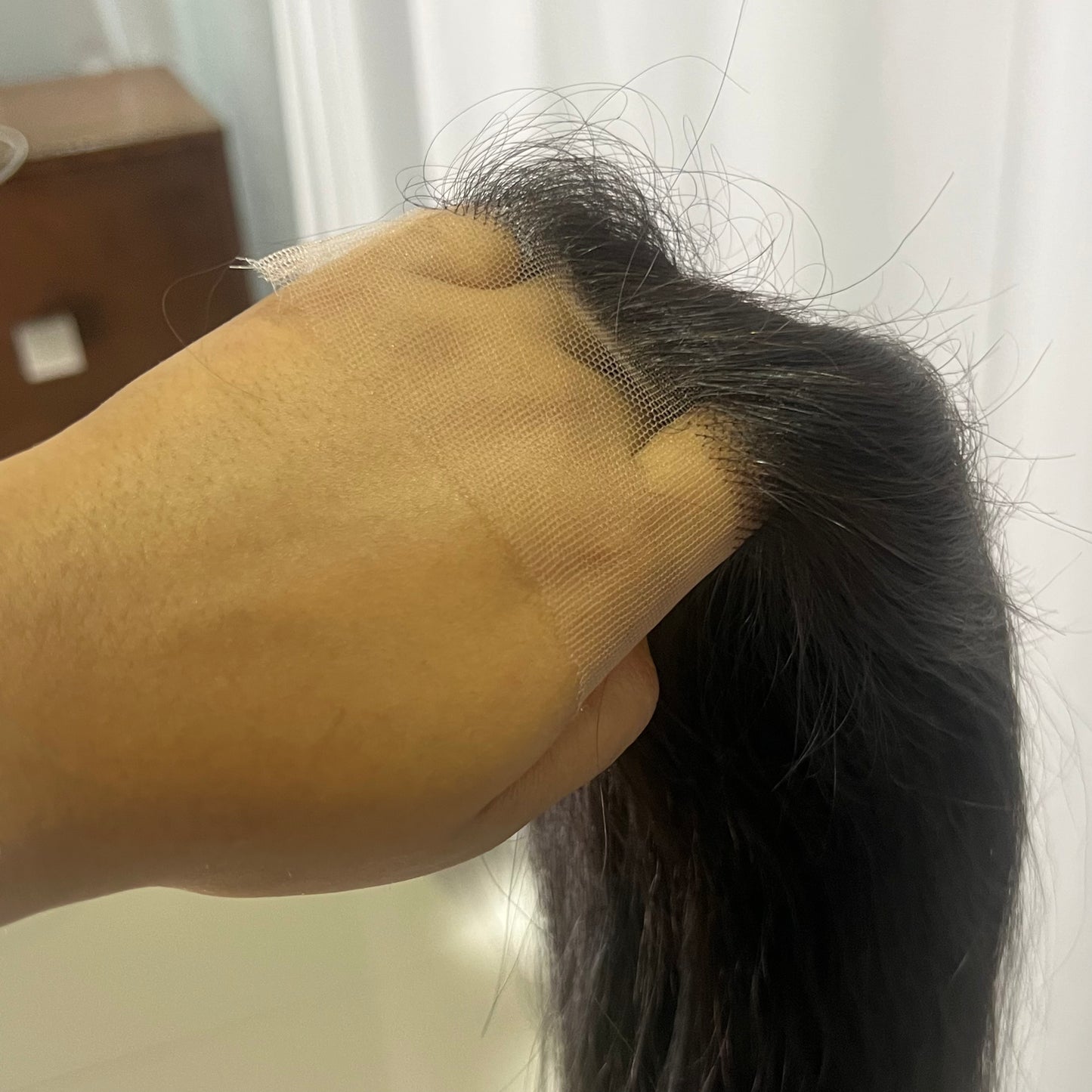5X5 Closure - Malaysian Straight Raw Human Hair closure 12A