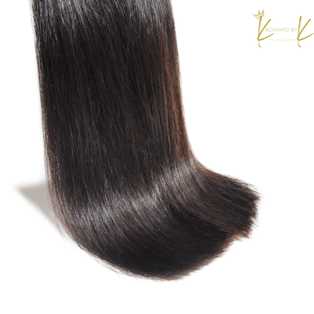 Bundle - Malaysian Straight Raw Human hair Bundle 12A