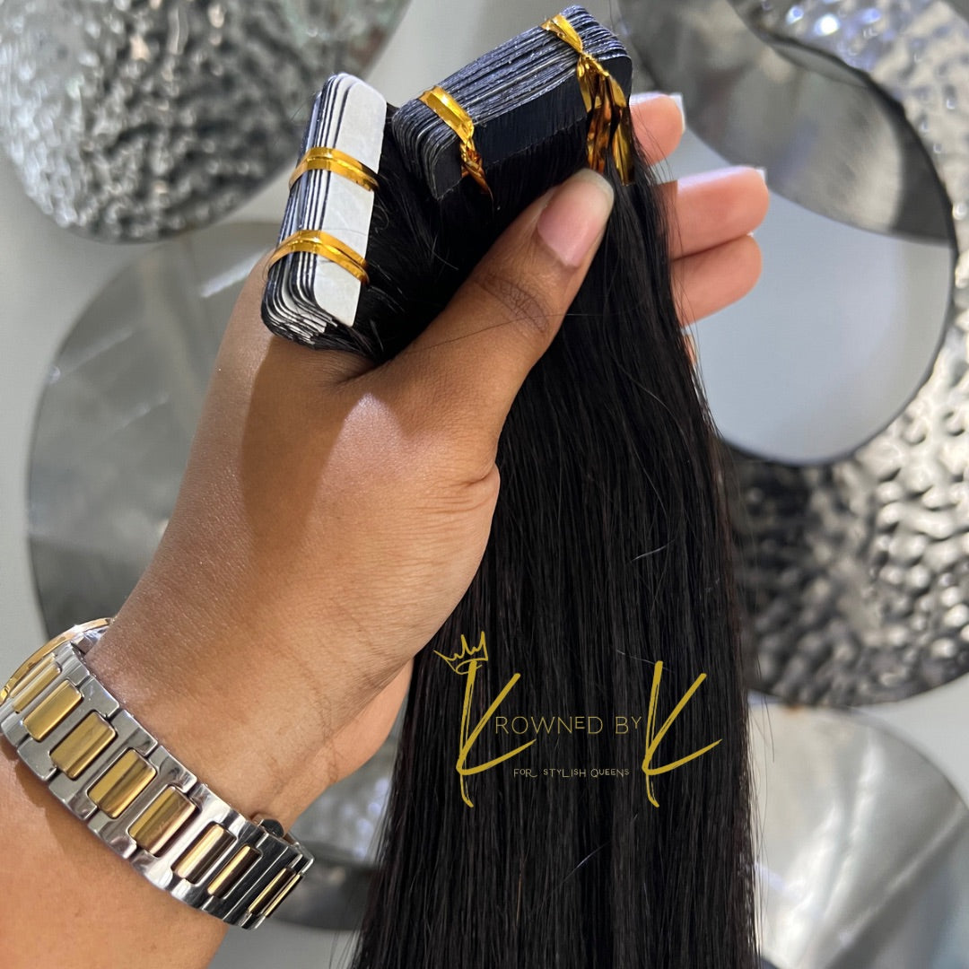 Bundle - Brazilian Straight Human Hair Tape-Ins 11A