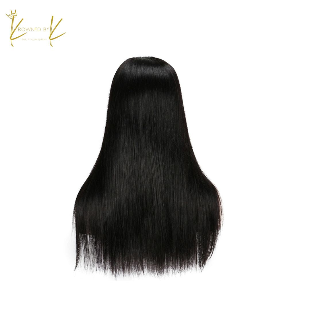 Full HD Lace 13X4 Malaysian Straight Human Hair Wig 12A