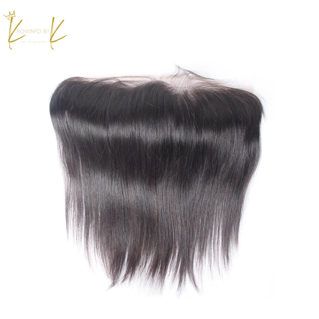 13X4 Frontal - Malaysian Straight  Raw Human Hair frontal 12A